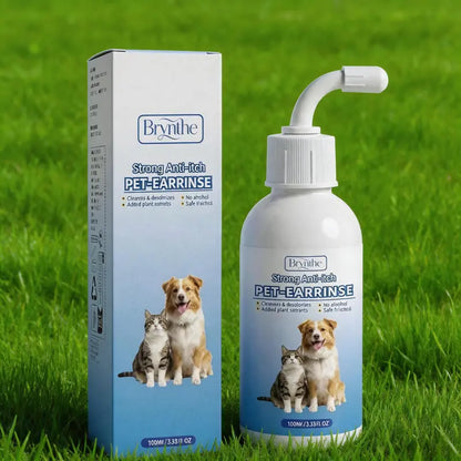 Gentle Ear Cleaner Spray for Dogs and Cats - Safe and Effective